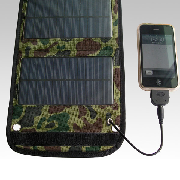 Складывая портативный заряжатель панели солнечных батарей мобильного телефона USB