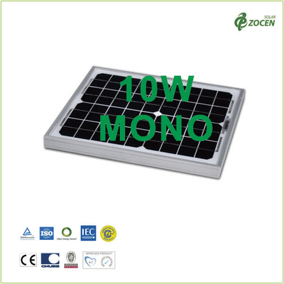 Monocrystalline панели солнечных батарей 10Wp со страхованием сертификата IEC61730/IEC61215 и продукта